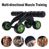 4-Wheel Abdominal Trainer – For Multidirectional Muscle Training