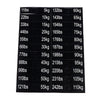 1sheet Gym Equipment Weight Sticker Labels Power