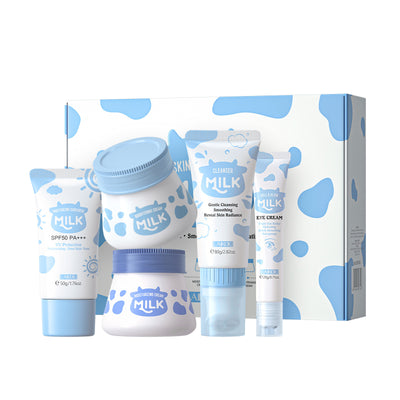 Milk Skin Care 5-piece Set Moisturizing Facial Care Suit