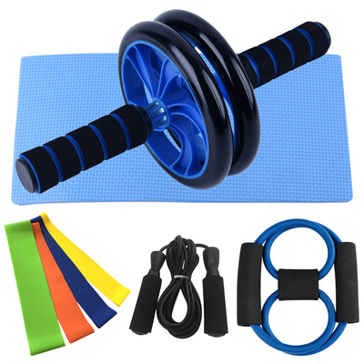 Gym Fitness Equipment Muscle Trainer Wheel Roller Kit Abdominal Rolle