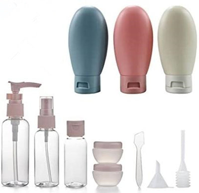 Skin Care Bottle Bath And Wash Portable Set