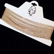 Luxury Rhinestone Choker Crystal Maxi Statement Necklace 2024 Multilayer Wedding Chokers Necklace Fashion Jewelry Accessories