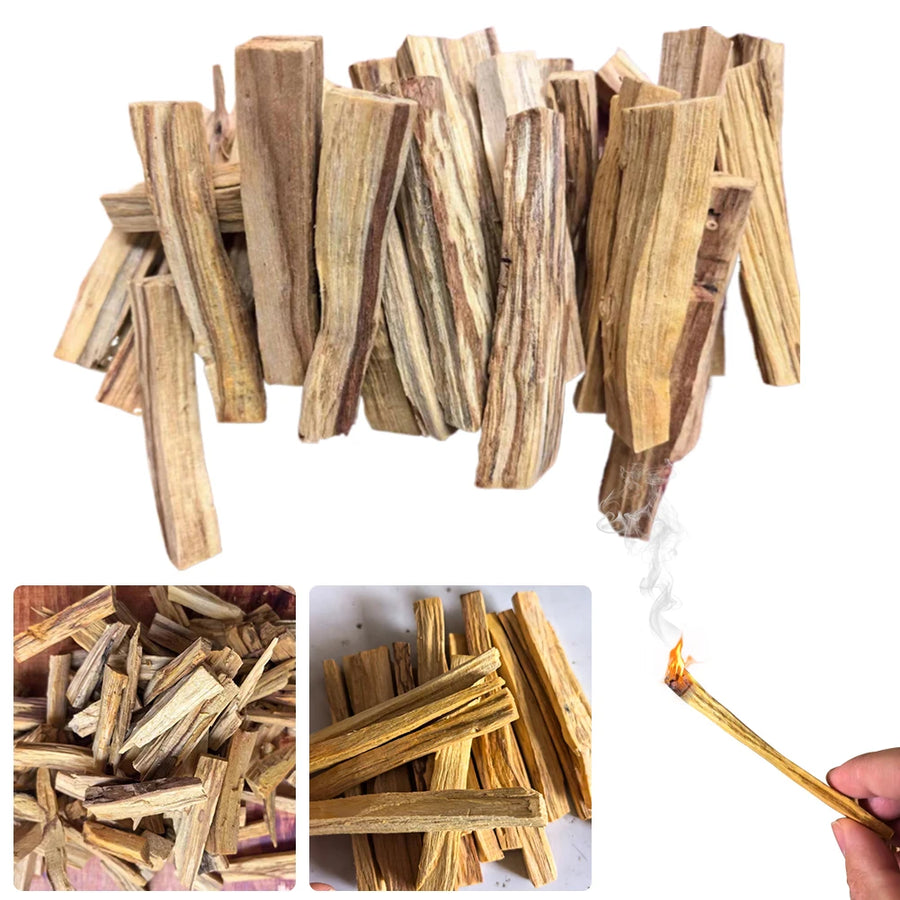 Palo Santo Sticks Natural Incense Sticks Purifying Healing Stress Relief Wooden Aroma Diffuser Stick Natural Crude Wood Strips