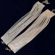 Luxury Rhinestone Choker Crystal Maxi Statement Necklace 2024 Multilayer Wedding Chokers Necklace Fashion Jewelry Accessories
